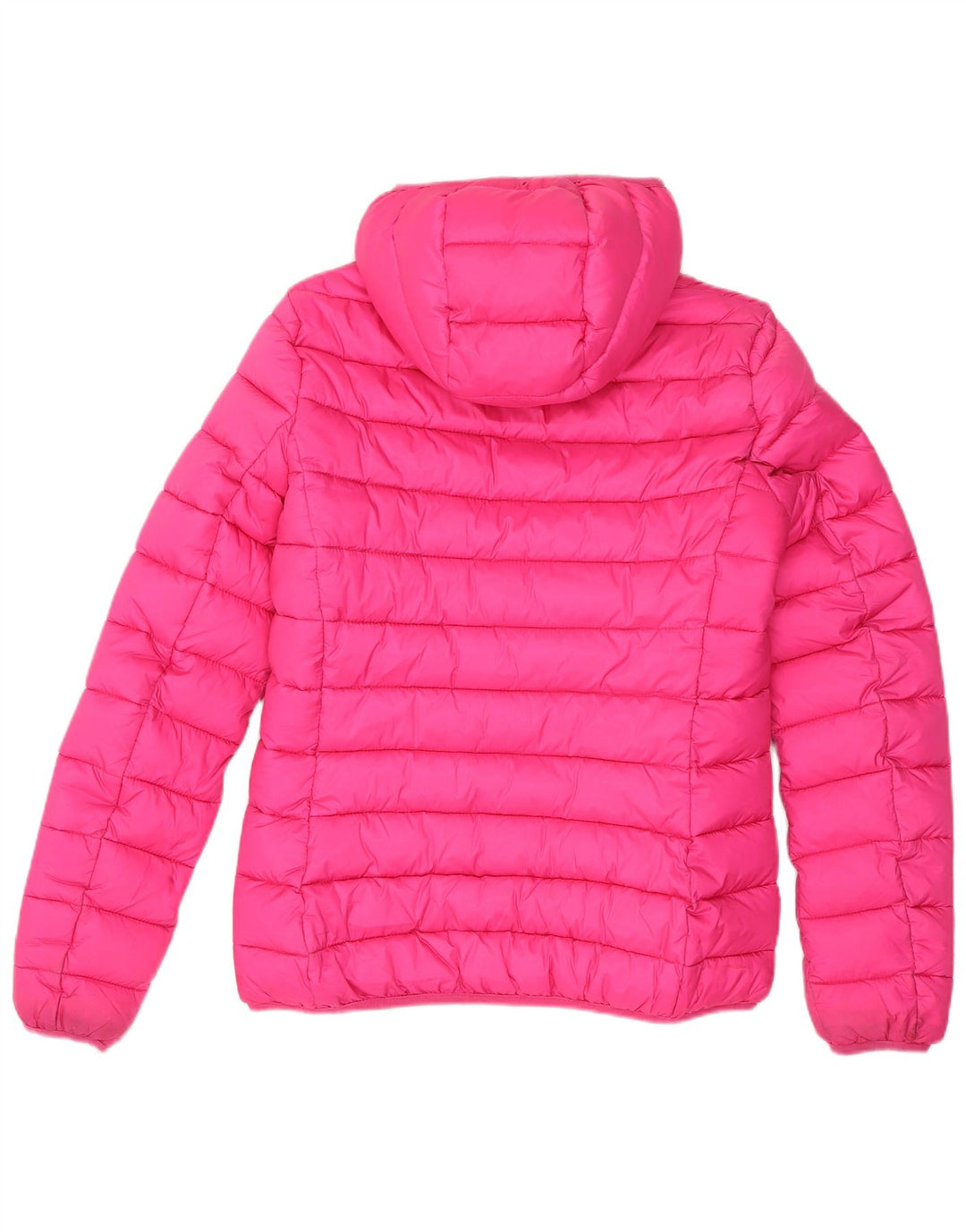 Lotto Womens Hooded Padded Jacket UK 10 Small Pink Polyester