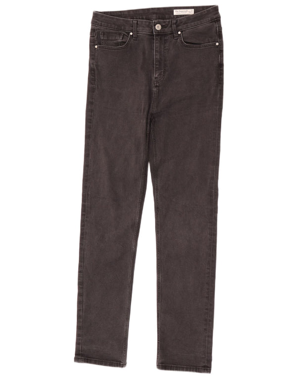 Marks & Spencer Womens Sienna Straight Jeans UK 12 Medium W30 L30 Black