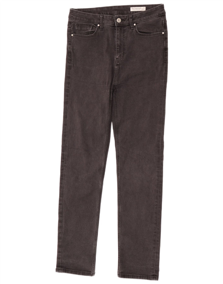 Marks & Spencer Womens Sienna Straight Jeans UK 12 Medium W30 L30 Black