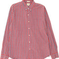 J. CREW Mens Slim Shirt XL Red Gingham Cotton Vintage J. Crew and Second-Hand J. Crew from Messina Hembry 