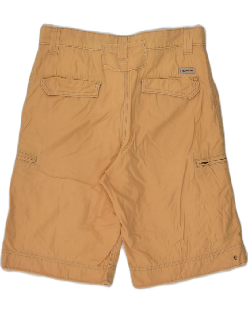 AMERICANINO Mens Cargo Shorts W31 Medium Brown Cotton | Vintage Americanino | Thrift | Second-Hand Americanino | Used Clothing | Messina Hembry 