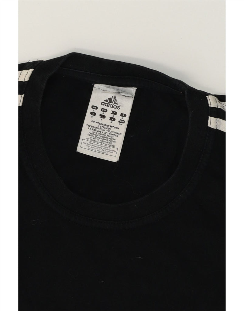 ADIDAS Mens T-Shirt Top Small Black Cotton Vintage Adidas and Second-Hand Adidas from Messina Hembry 