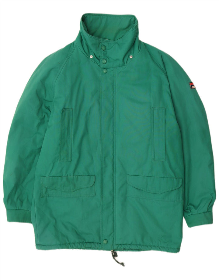 Fila Mens Ski Jacket IT 50 Medium Green Polyester