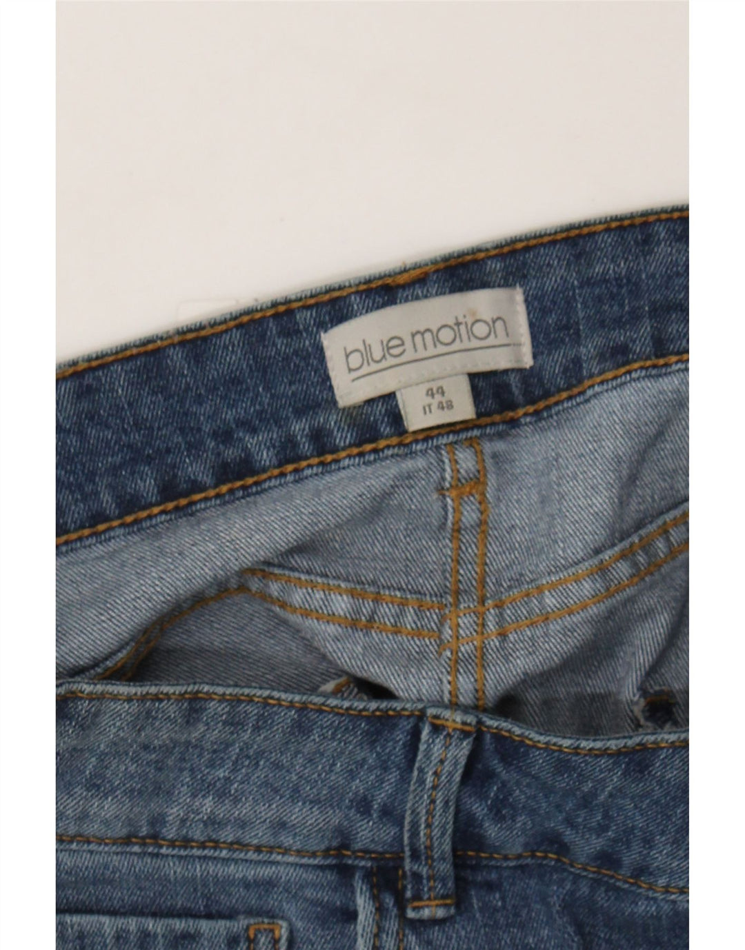 BLUE MOTION Womens Denim Skirt IT 48 XL W36 Blue Cotton Vintage Blue Motion and Second-Hand Blue Motion from Messina Hembry 