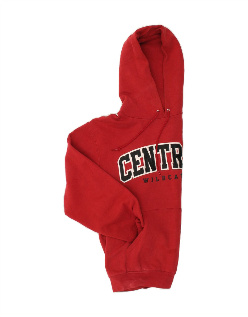 CHAMPION Mens Central Wildcats Graphic Hoodie Jumper Small Red | Vintage Champion | Thrift | Second-Hand Champion | Used Clothing | Messina Hembry 