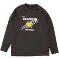 NIKE Mens Randolph Softball Graphic Sweatshirt Jumper XL Grey Polyester Vintage Nike and Second-Hand Nike from Messina Hembry 