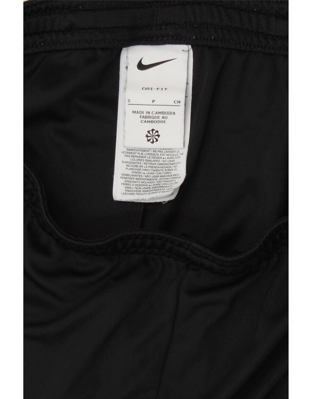 Nike Mens Dri Fit Sport Shorts UK 10 Small Black Polyester