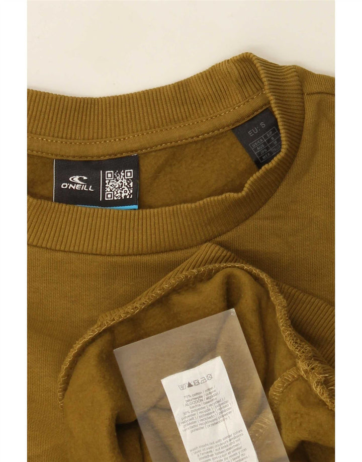 O'Neill Mens Loose Fit Sweatshirt Jumper Small Khaki Cotton