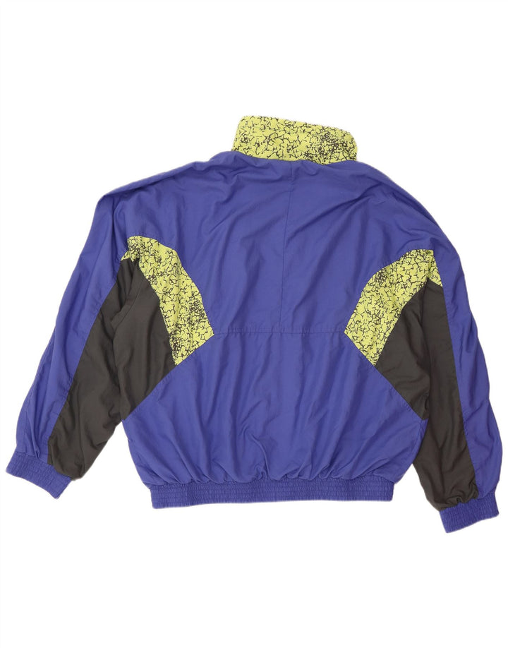 Triumph Mens Tracksuit Top Jacket XL Blue Colourblock Polyester