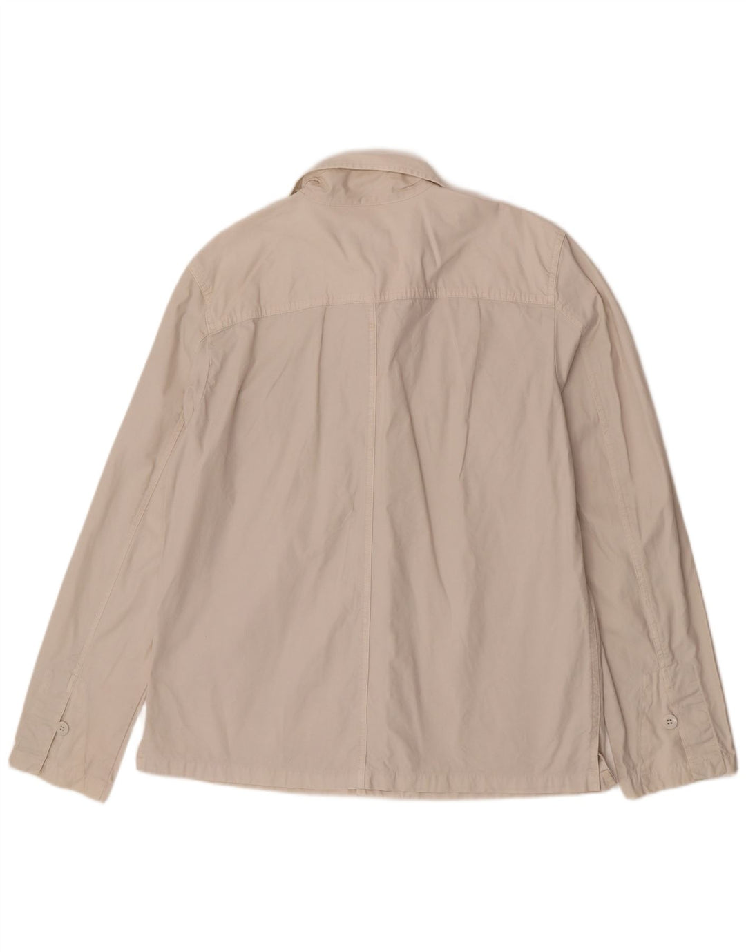 Gas Mens Bomber Jacket UK 42 XL Off White Cotton