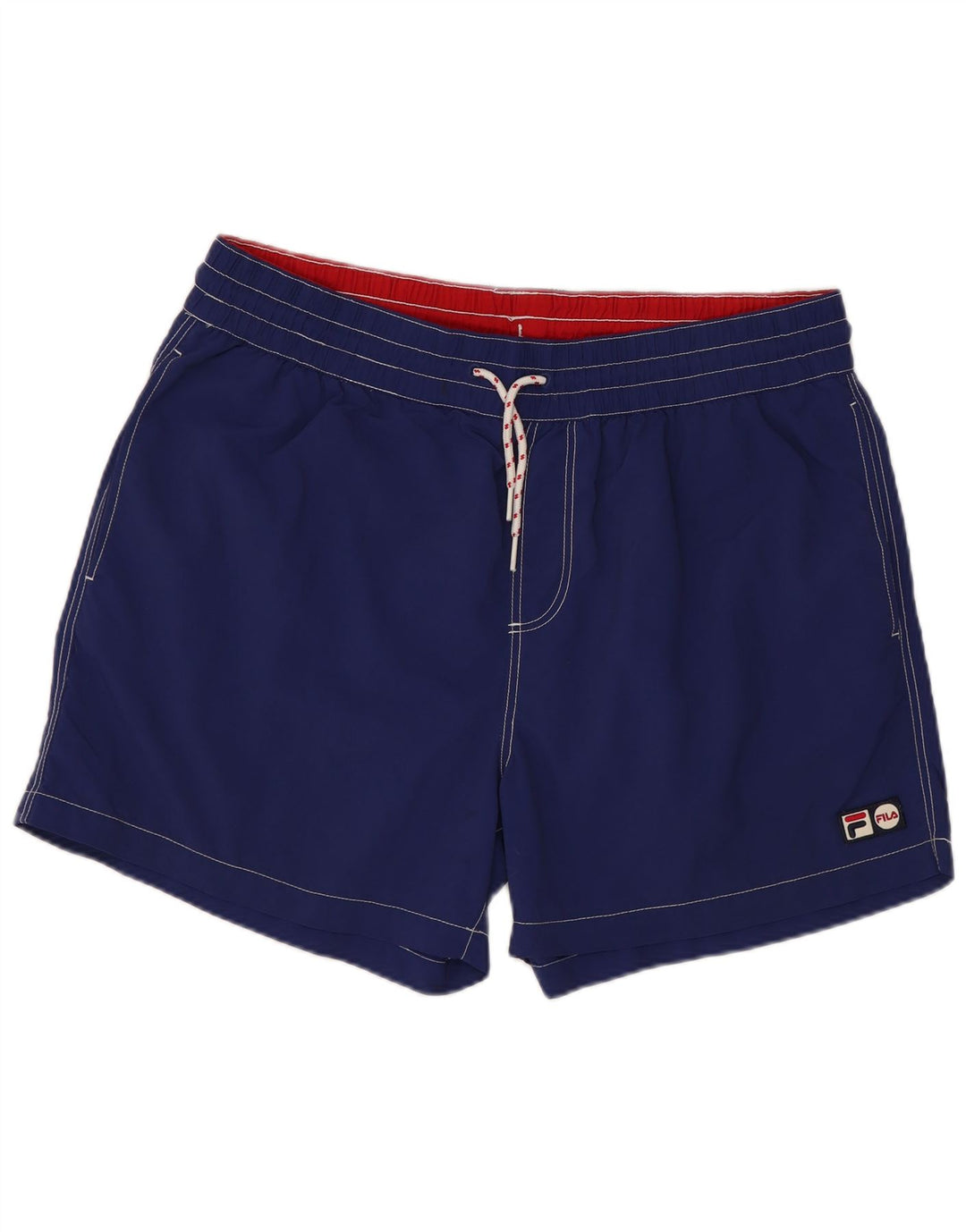 FILA Mens Swimming Shorts Large  Navy Blue Nylon