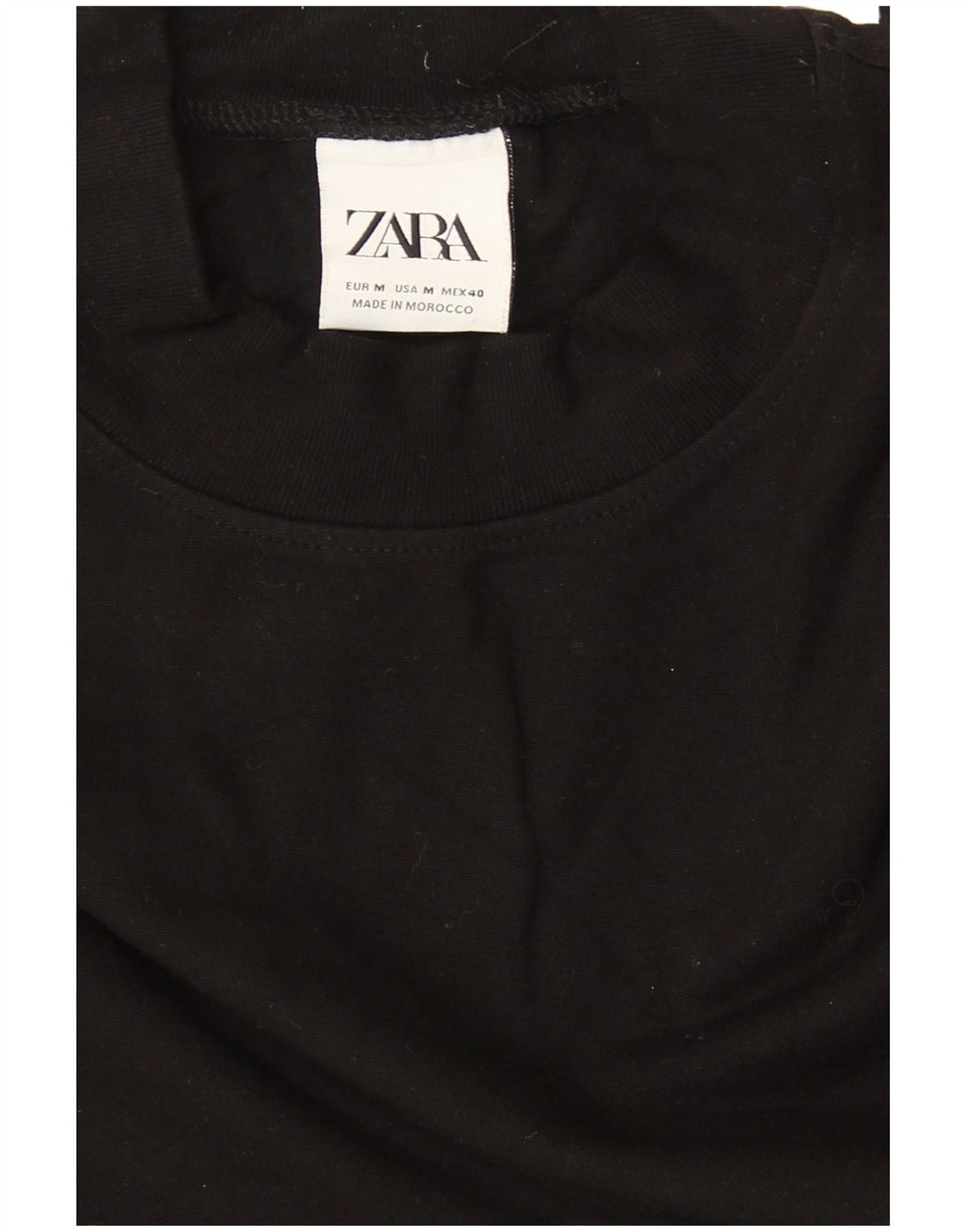 Zara Womens Sweatshirt Jumper UK 14 Medium Black