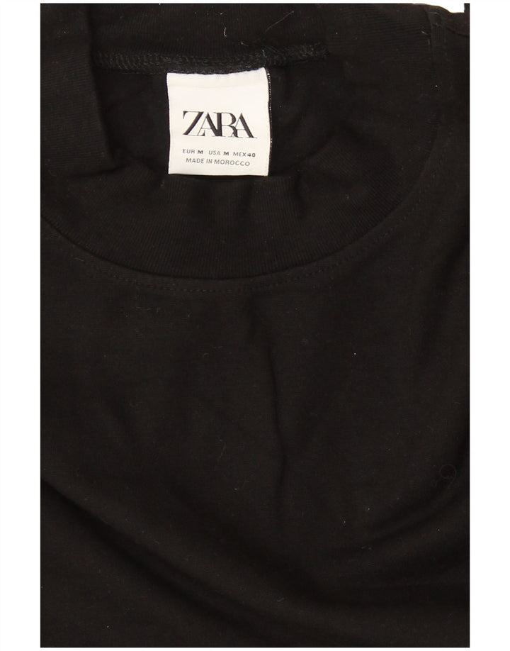 Zara Womens Sweatshirt Jumper UK 14 Medium Black