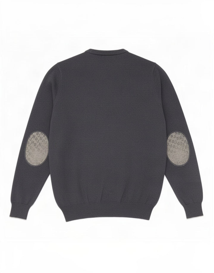 Harmont & Blaine Mens Crew Neck Jumper Sweater Medium Navy Blue Wool