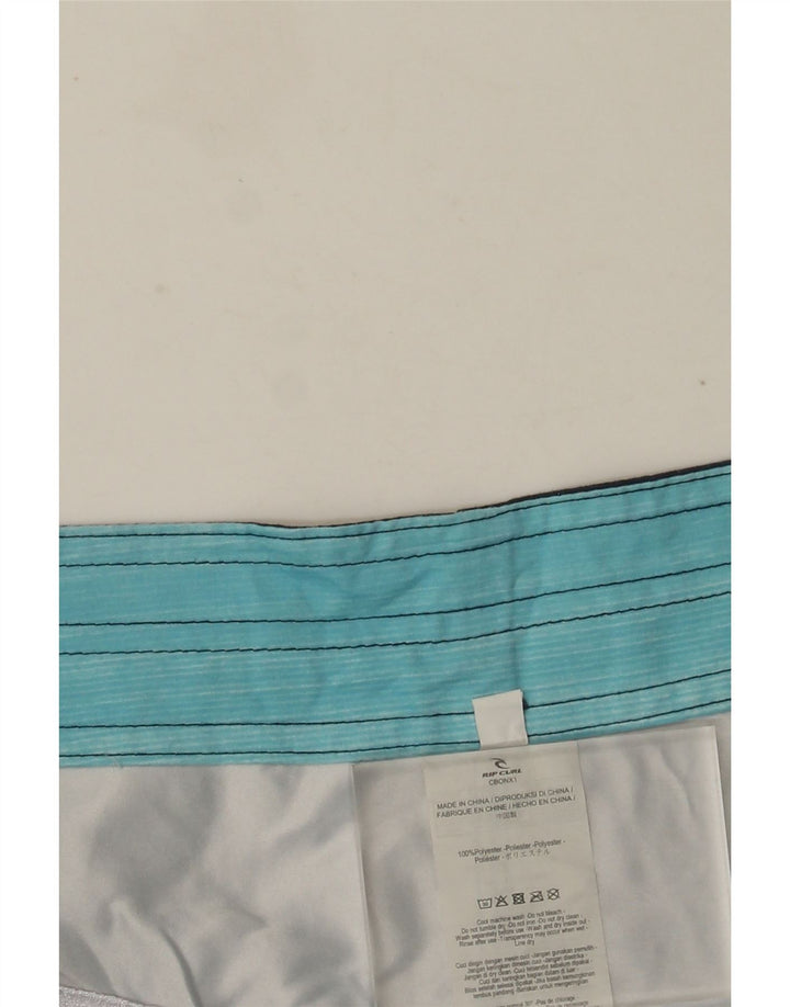 Rip Curl Mens Swimming Shorts Medium  Navy Blue Colourblock Polyester