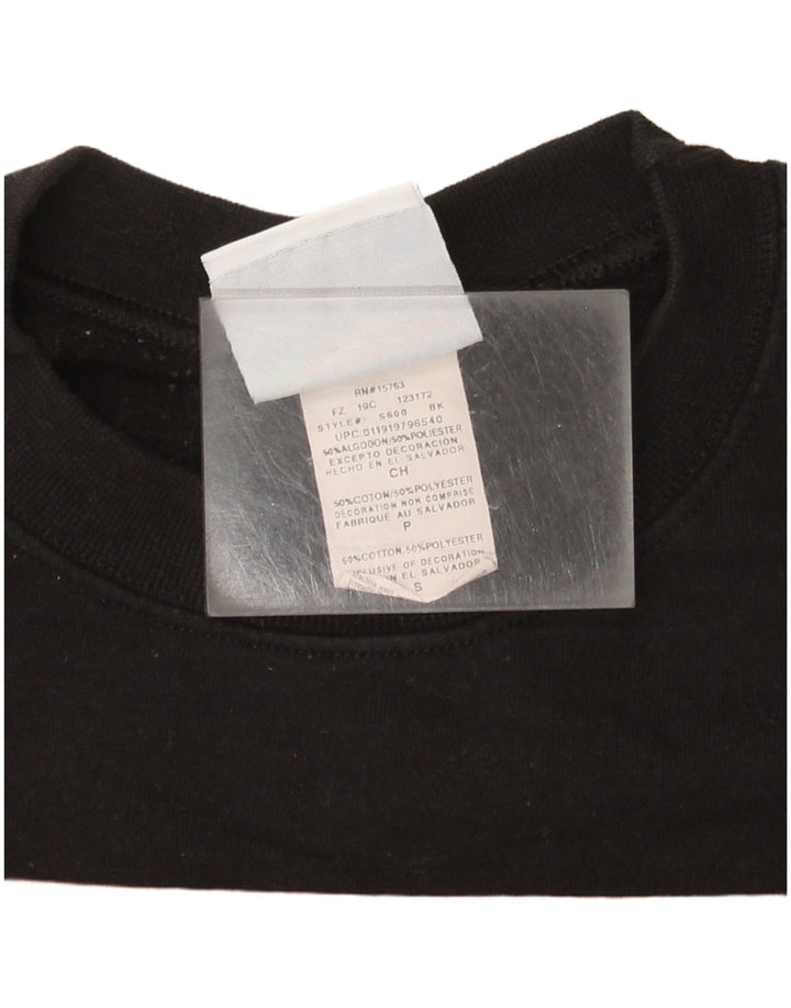 Champion Mens Kane Brown Graphic Sweatshirt Jumper Small Black Cotton