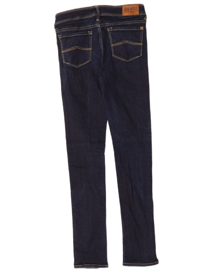 JACK WILLS Womens Skinny Jeans W26 L26 Navy Blue