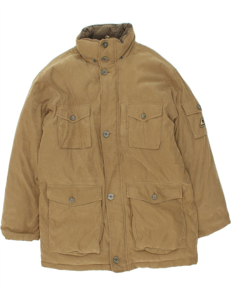 INVICTA Mens Utility Jacket UK 42 XL Beige Polyamide Vintage Invicta and Second-Hand Invicta from Messina Hembry 