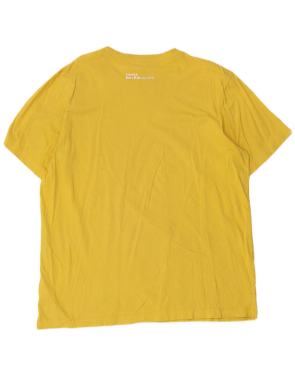Timberland Mens Earthkeepers Regular Fit Graphic T-Shirt Top XL Yellow