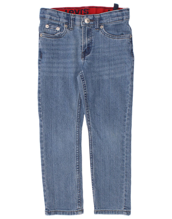 Levi's Boys 511 Slim Jeans 4-5 Years W22 L18 Blue Cotton