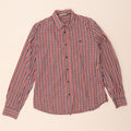 GAS Mens Shirt XL Red Gingham Cotton