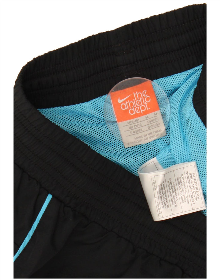 NIKE Womens Bermuda Sport Shorts UK 12/14 Medium  Black Polyester