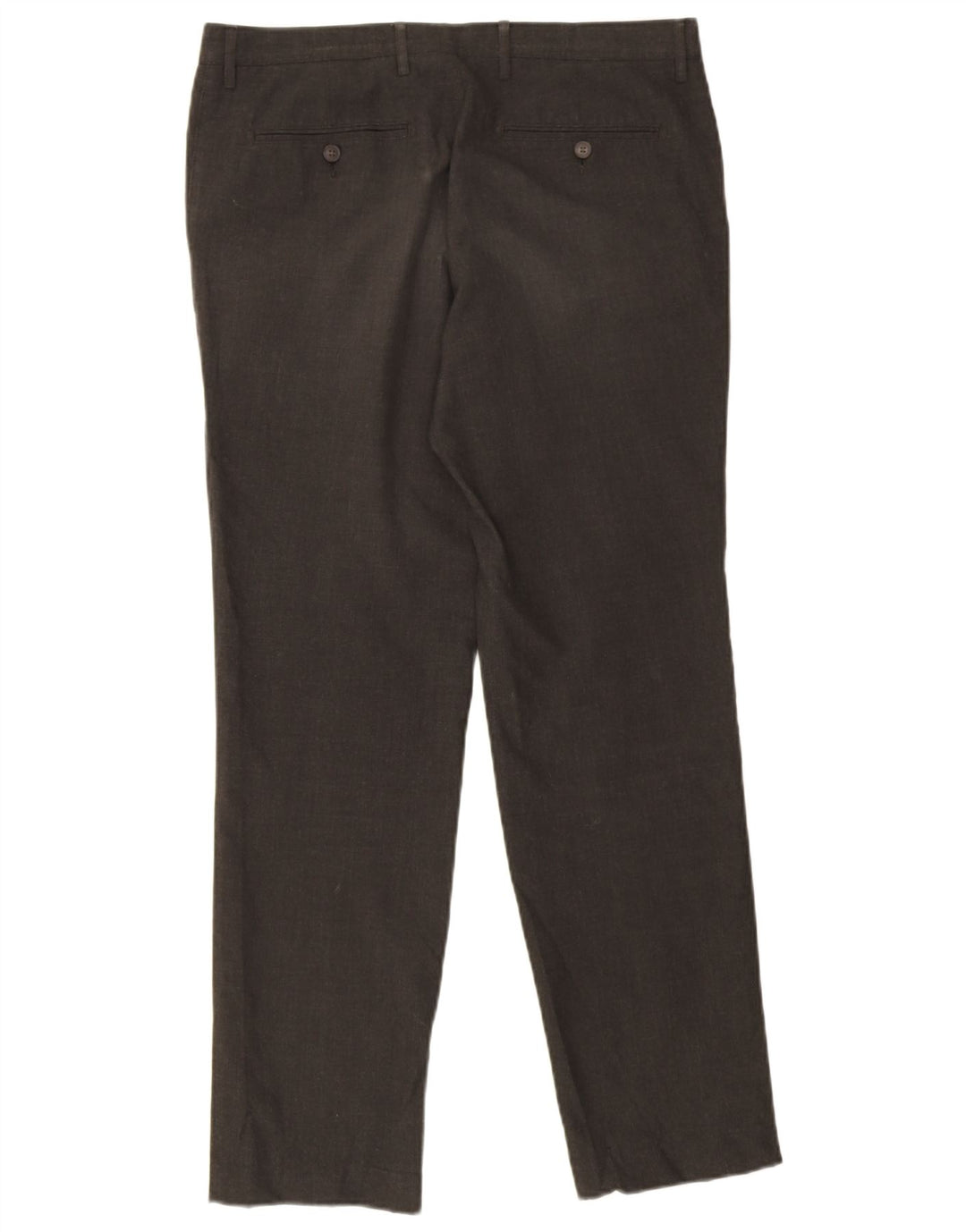 Marks & Spencer Mens Slim Fit Chino Trousers W34 L31 Grey Houndstooth