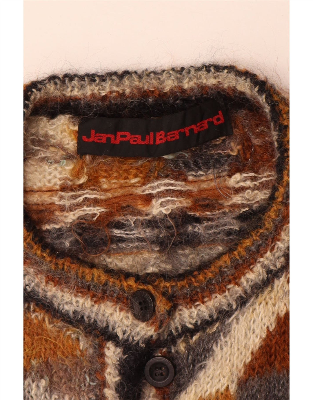Jan Paul Barnard Womens Cardigan Sweater UK 14 Large Multicoloured