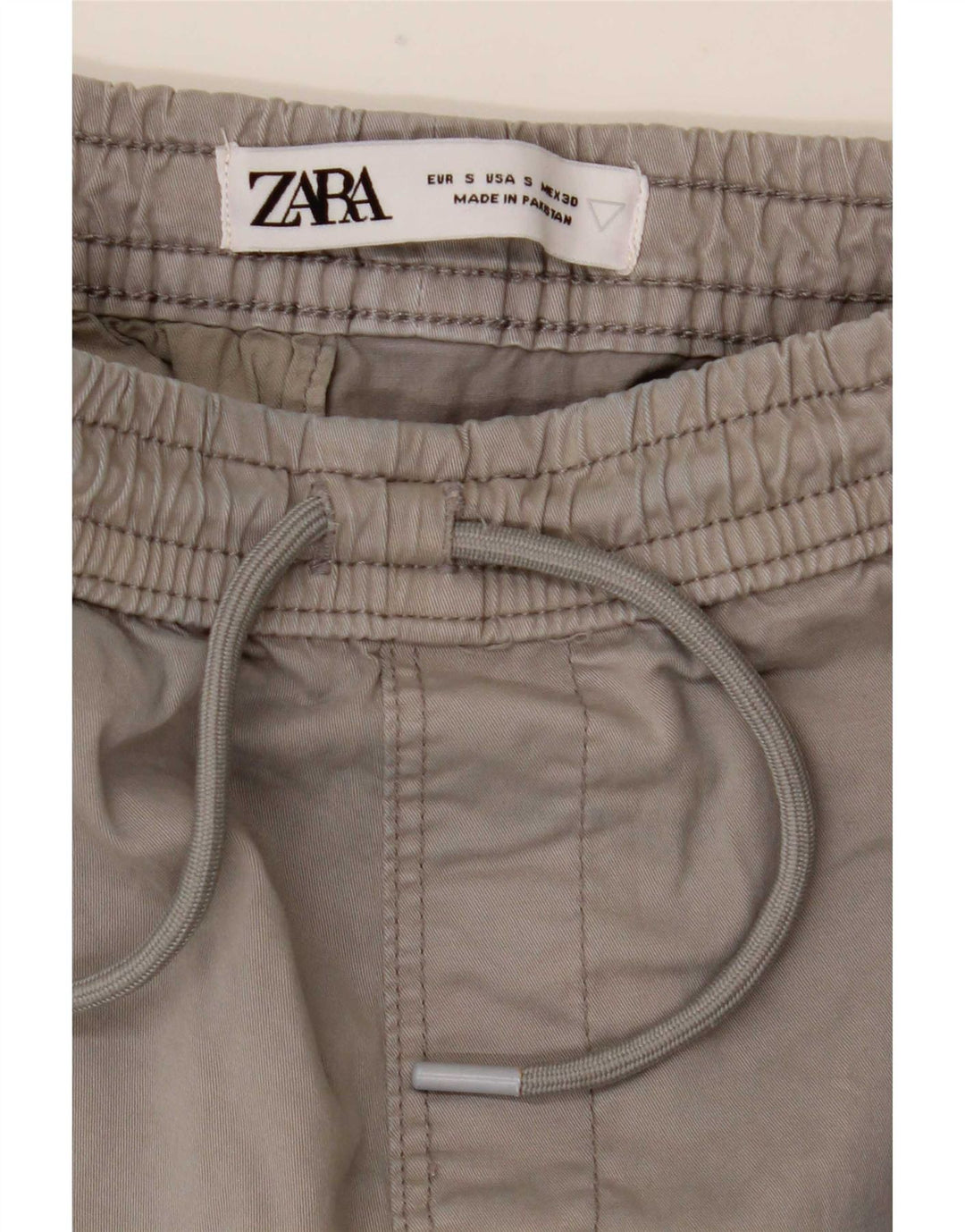 Zara Mens Joggers Chino Trousers Small W27 L28 Grey