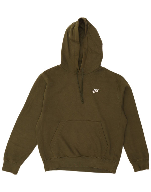 Nike Mens Loose Fit Hoodie Jumper Small Khaki Cotton