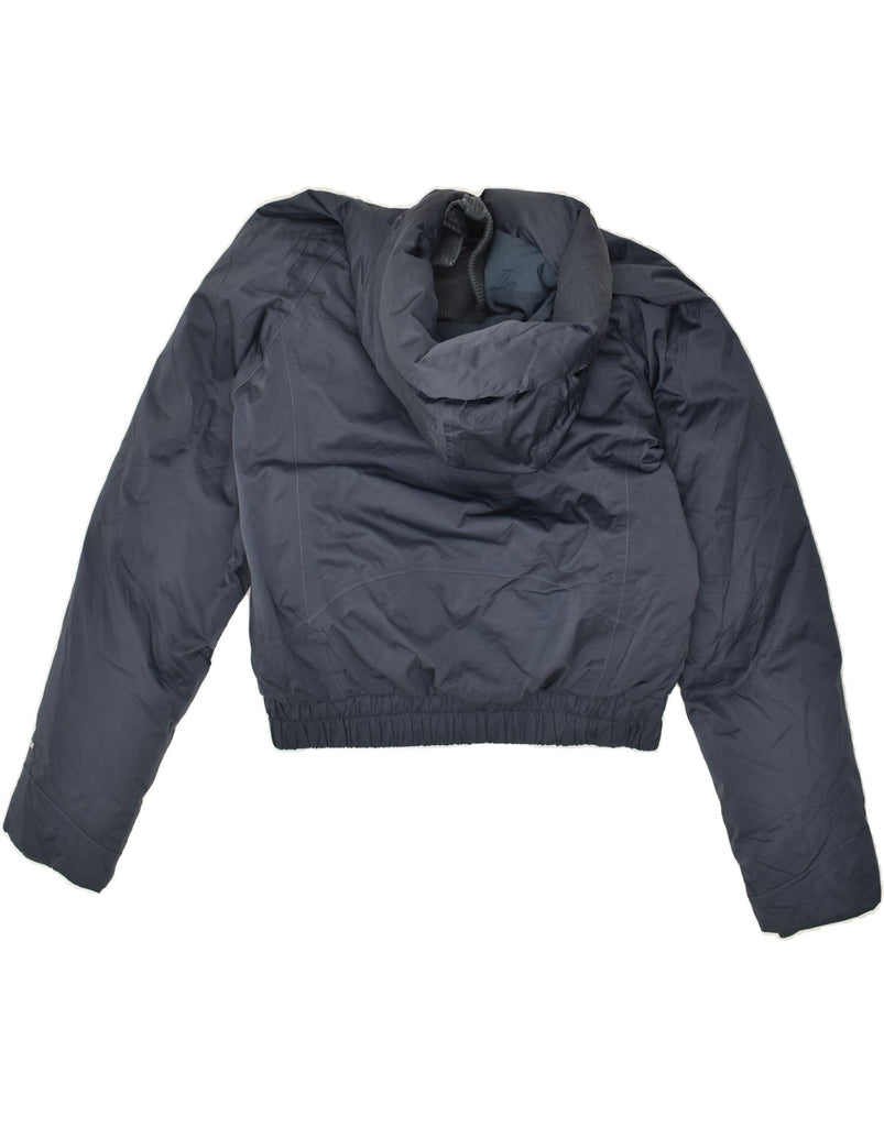 THE NORTH FACE Womens Hooded Padded Jacket UK 14 Medium Navy Blue | Vintage The North Face | Thrift | Second-Hand The North Face | Used Clothing | Messina Hembry 