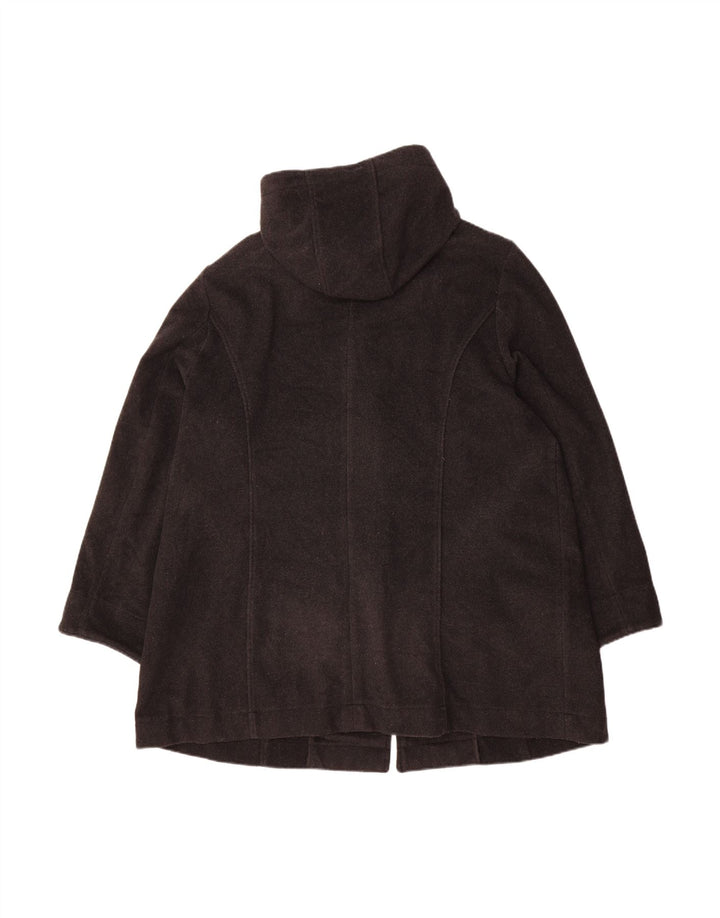 OVS Womens Oversized Hooded Duffle Coat IT 49 XL Grey Polyester