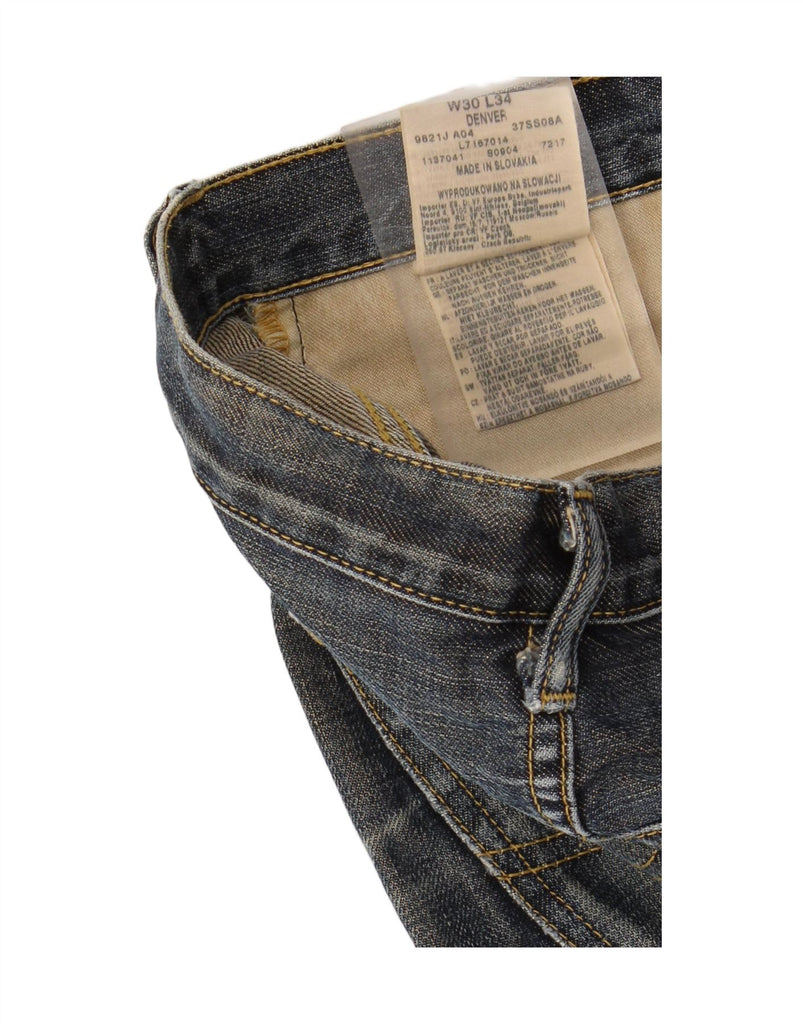 LEE Mens Denver Bootcut Cropped Jeans W30 L25 Blue Cotton Vintage Lee and Second-Hand Lee from Messina Hembry 