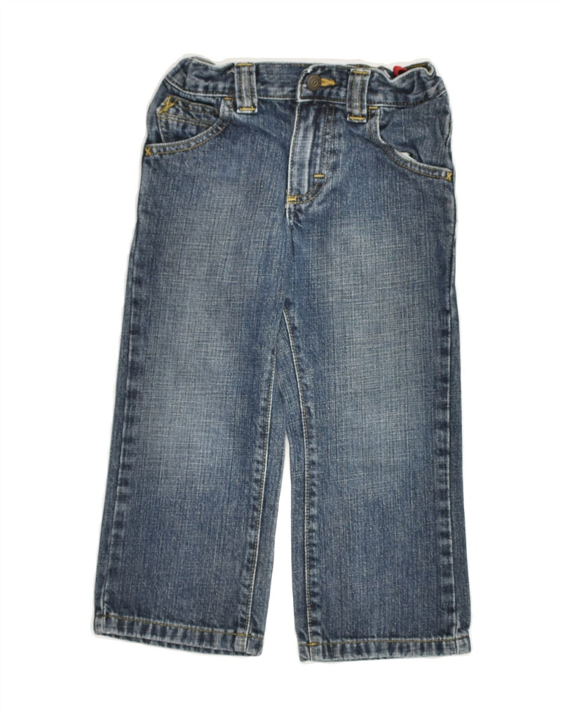 WRANGLER Boys Straight Jeans 3-4 Years W21 L15  Blue Cotton | Vintage Wrangler | Thrift | Second-Hand Wrangler | Used Clothing | Messina Hembry 