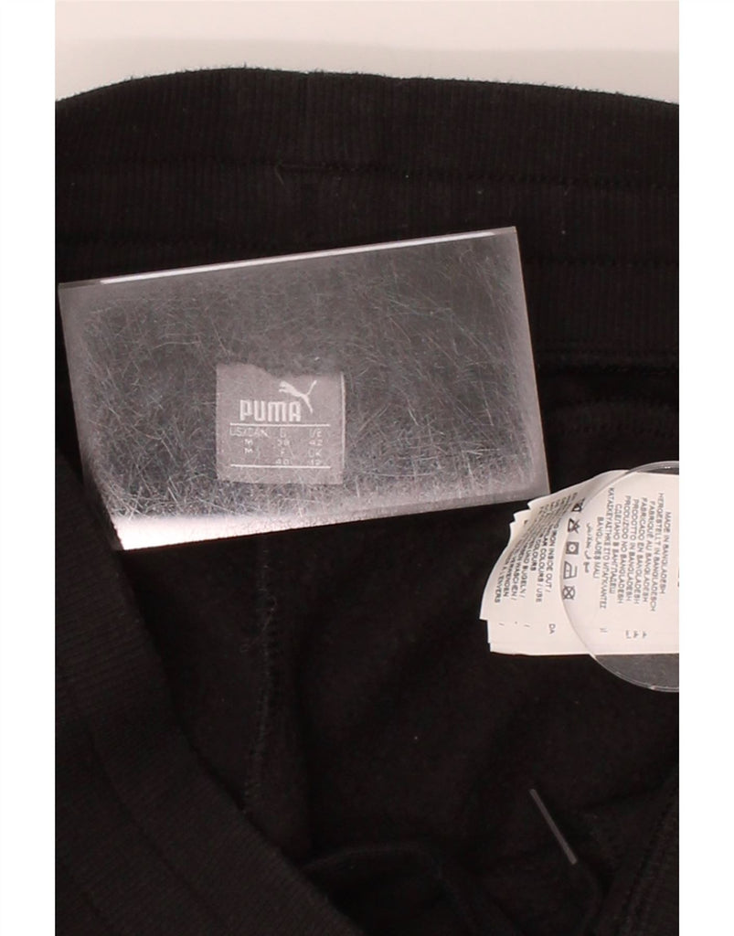 PUMA Womens Tracksuit Trousers Joggers UK 12 Medium Black Cotton Vintage Puma and Second-Hand Puma from Messina Hembry 