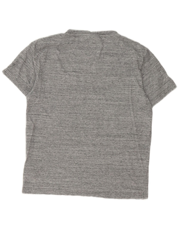 Calvin Klein Jeans Mens T-Shirt Top Large Grey Flecked Cotton