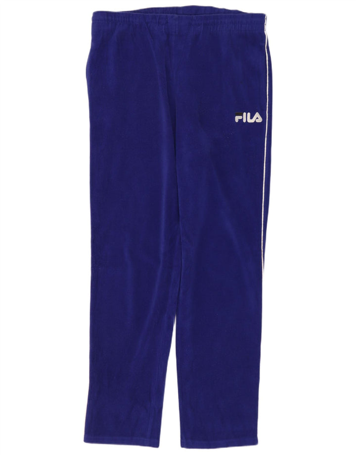 FILA Mens Fleece Tracksuit Trousers IT 48 Medium  Blue