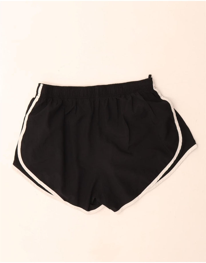 Nike Womens Dri Fit Sport Shorts UK 16 Large Black Polyester