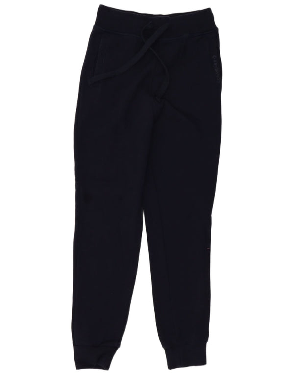 Converse Womens Tracksuit Trousers Joggers Small Navy Blue Cotton