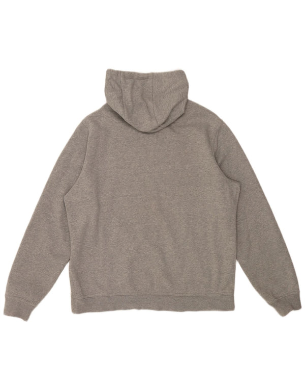 Nike Mens Hoodie Jumper XL Grey Flecked Cotton