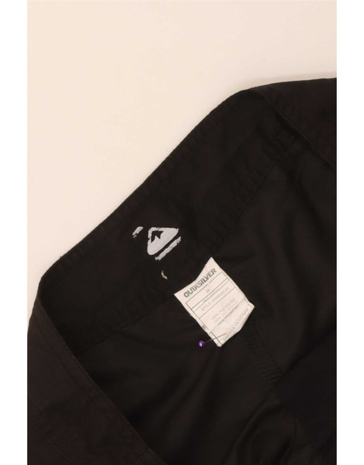 Quiksilver Mens Graphic Swimming Shorts Small Black Polyester