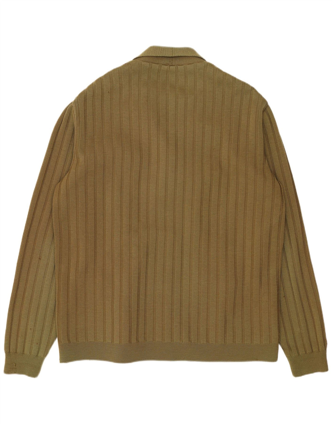 Renna Mens Knit Suede Jacket UK 38 Medium Khaki