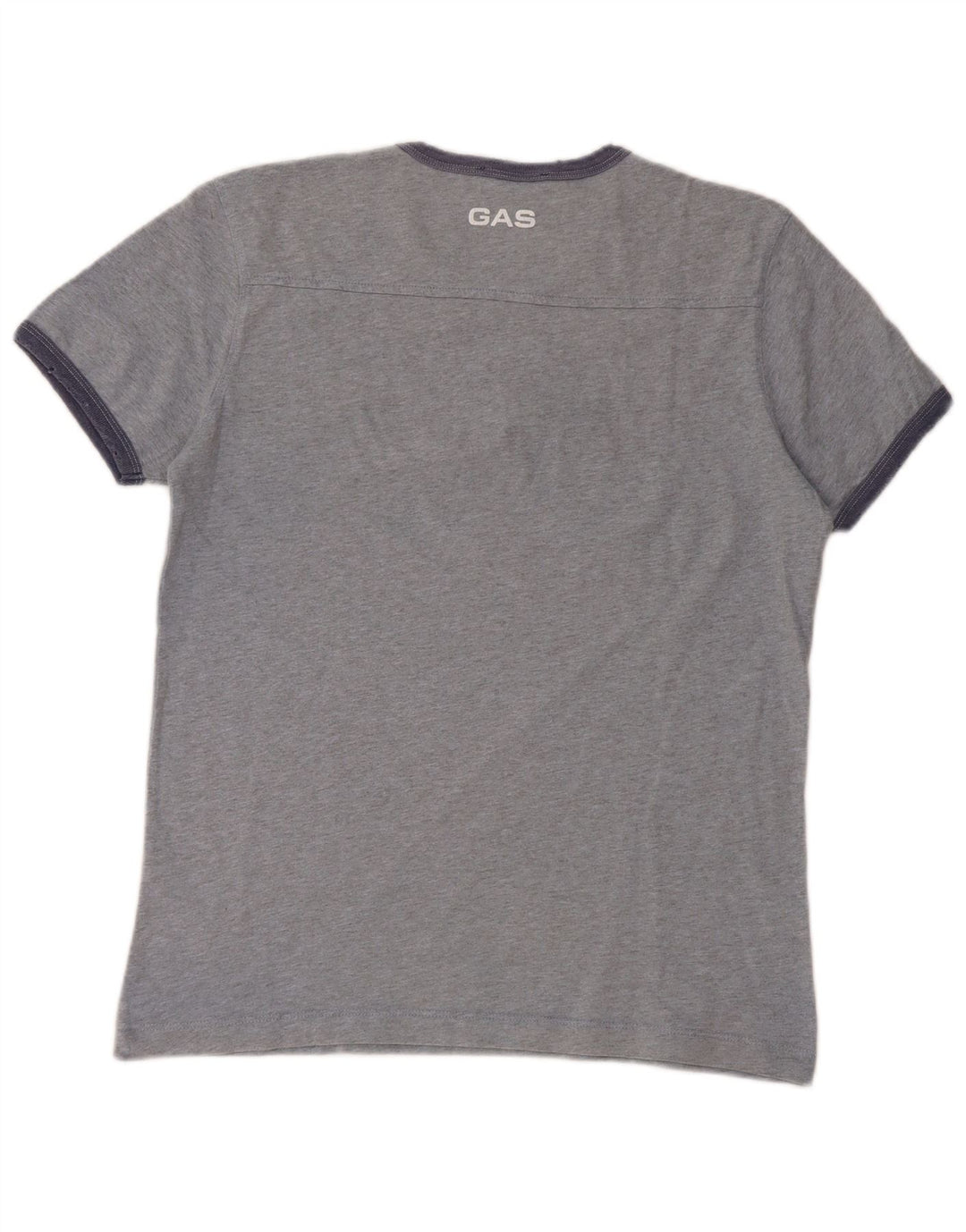 Gas Womens Graphic T-Shirt Top UK 14 Medium Grey