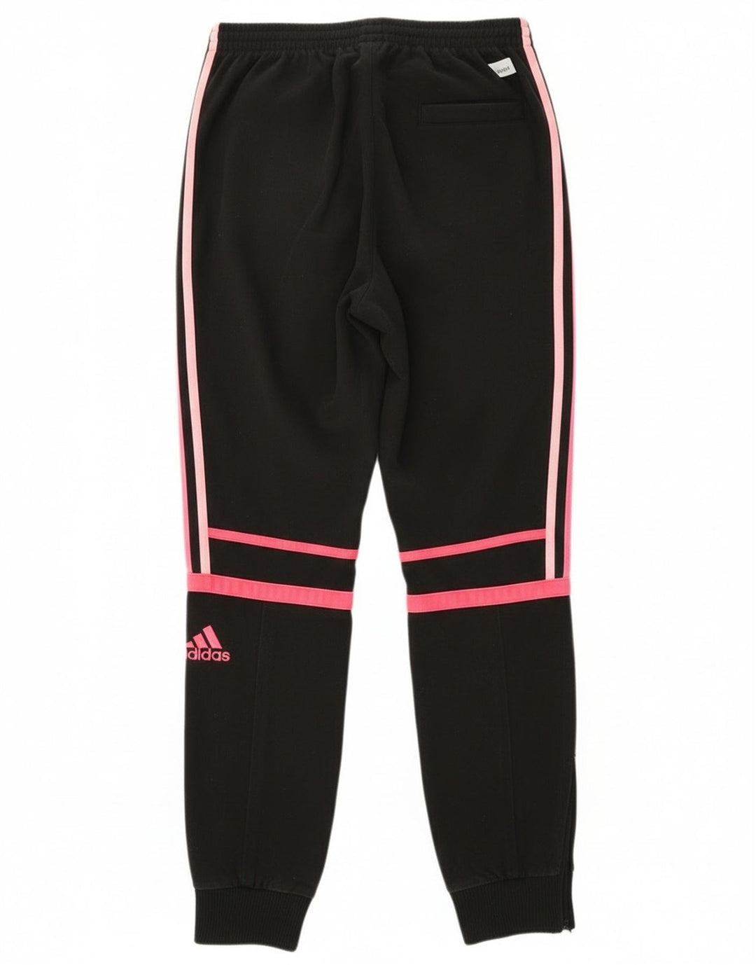 Adidas Girls Tracksuit Trousers Joggers 13-14 Years  Black Polyester