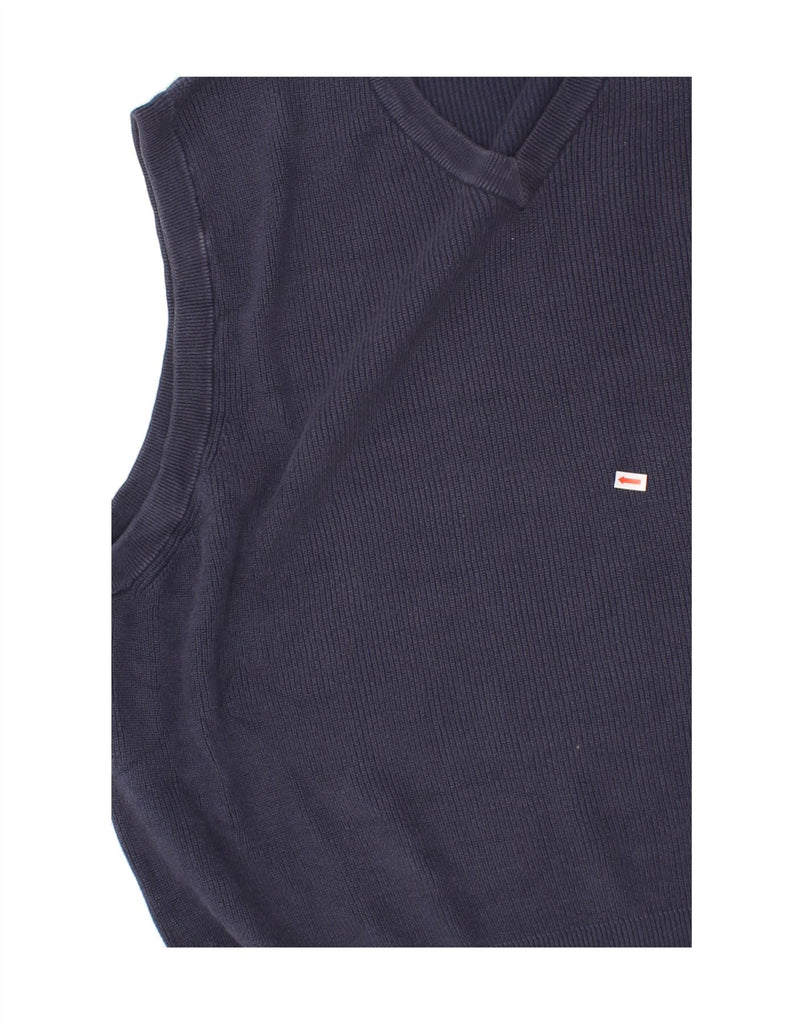 EDDIE BAUER Mens Golf Vest Tank Top XL Navy Blue Cotton Vintage Eddie Bauer and Second-Hand Eddie Bauer from Messina Hembry 