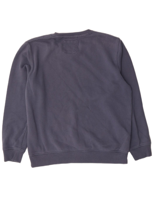Crew Clothing Mens Sweatshirt Jumper Large Blue Cotton
