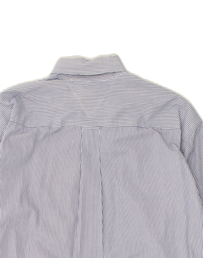 TOMMY HILFIGER Mens Shirt Size 15 1/2 Medium Blue Striped Cotton Vintage Tommy Hilfiger and Second-Hand Tommy Hilfiger from Messina Hembry 