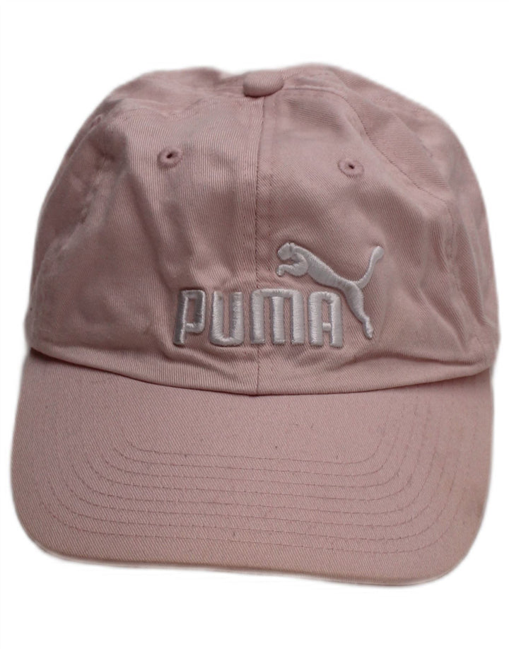 Puma Girls Graphic Baseball Cap One Size Pink Cotton