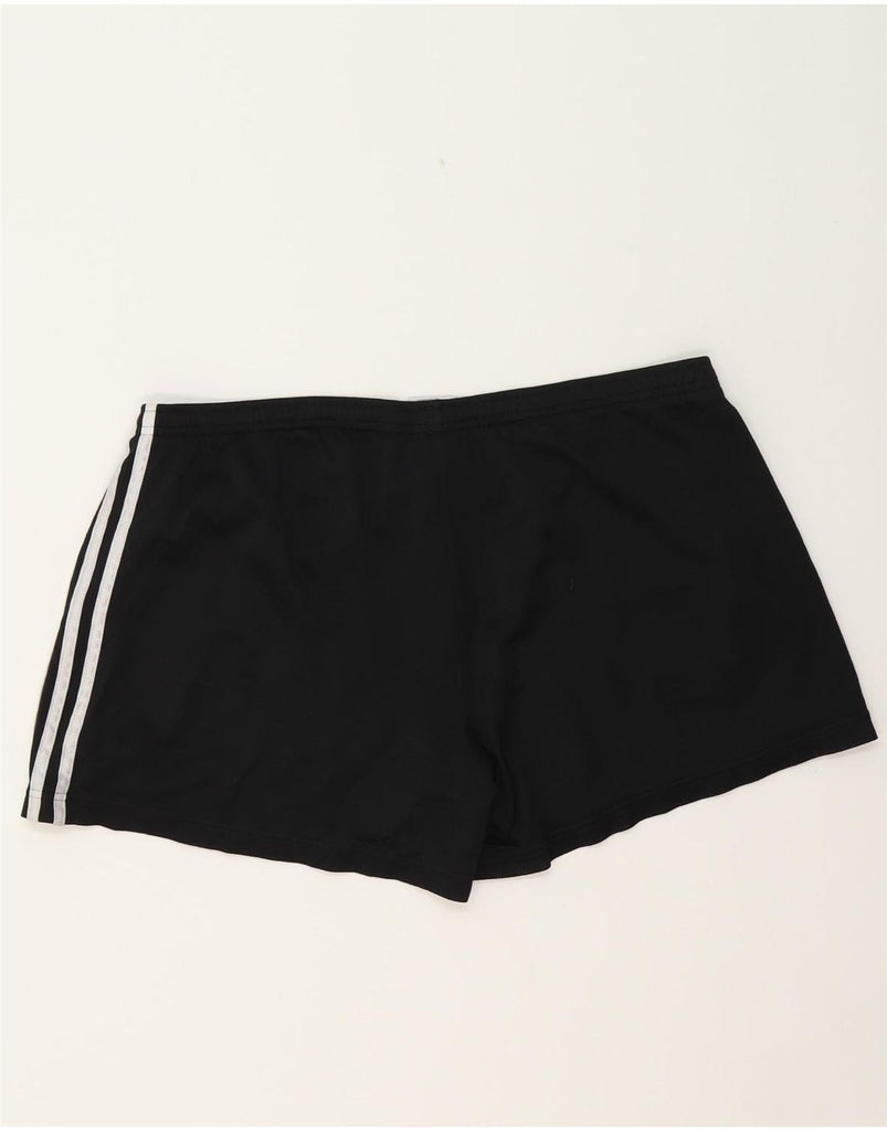 ADIDAS Womens Sport Shorts UK 22 3XL Black Polyester Vintage Adidas and Second-Hand Adidas from Messina Hembry 