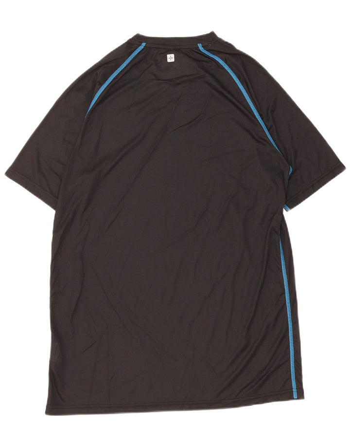 Mountain Warehouse Mens T-Shirt Top Medium Black Polyester